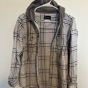 Original Use Black and White Checkered Shirt